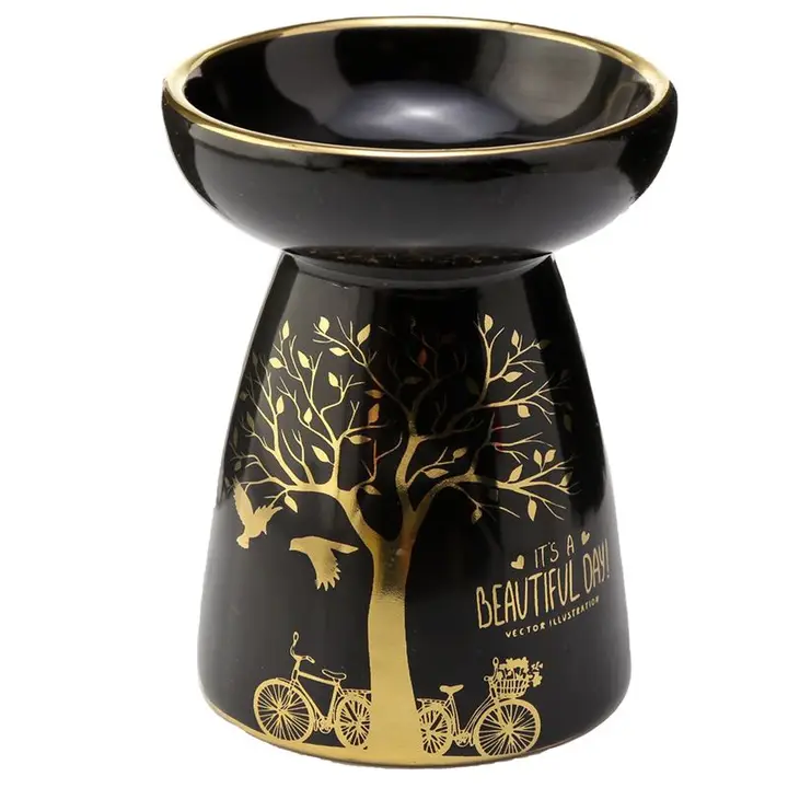BRÛLEUR ARBRE DE VIE NOIR DORE