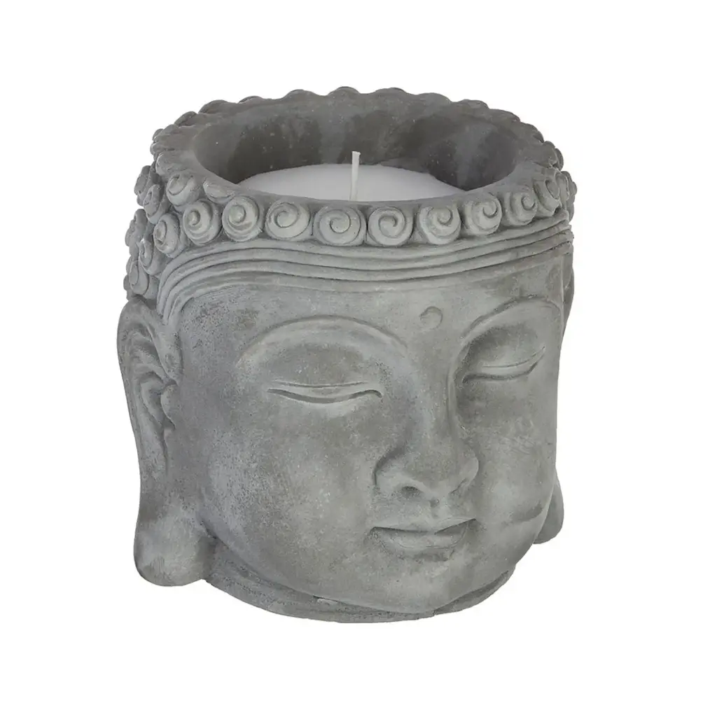 Bougie bouddha extérieur citronnelle