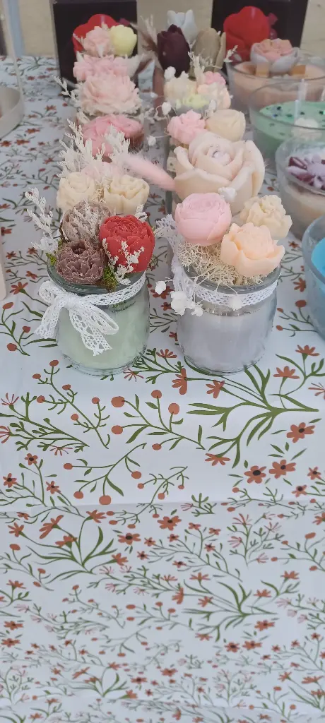 Bougie fleur