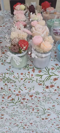Bougie fleur