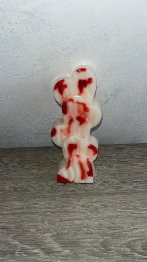 BOUGIE 4 CŒUR VERTICALE